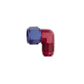 #10 90 Deg Fem Swivel to Male Flr Forged Fitting