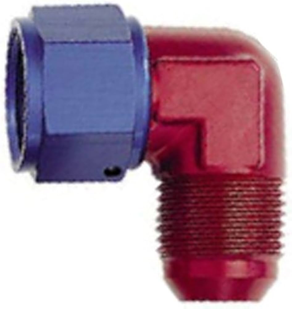 #10 90 Deg Fem Swivel to Male Flr Forged Fitting