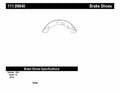 CENTRIC BRAKE SHOES