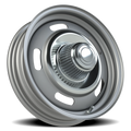 Wheel 15X4 5-4.75 Silver Rally Vision