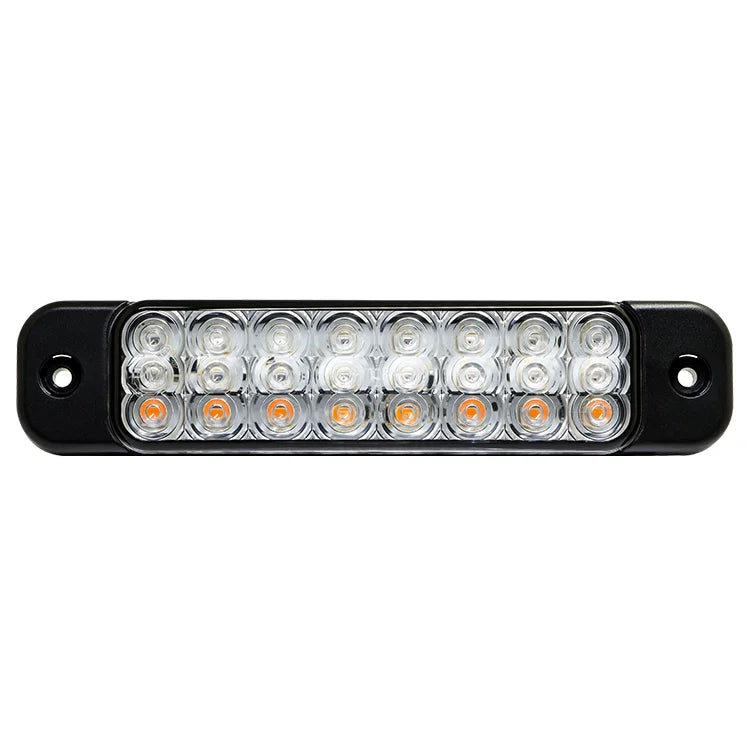 LED S/RT/T RECT AMB/RED ECE 40-DIO