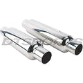 4.00IN X 16.00IN RESONATOR HIPOLISHED SS MUFFLER 2.50IN ID / 2.50IN OD
