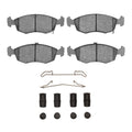 R1 12-19 Fiat 500 (Usa/Canada) Front Semi Met Brake Pads and Hardware Kit