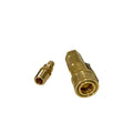 QUICK CONNECTOR KIT W/SHUTOFF 1/4IN MPF