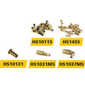 90 DEGREE BRASS ELBOW CONNECTOR SET