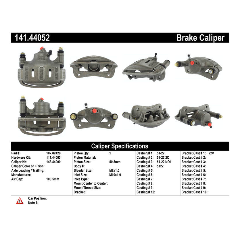 SEMI-LOADED CALIPER