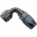 Fragola -10AN x 90 Degree Power Flow Hose End - Blue/Red