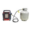 8' PROPANE HOSE ASSEMBLY WITH ACME NUT AND PROPANE GAUGE