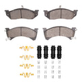 DFC 88-90 Chrysler Imperial Front 4000 HybriDynamic Brake Pads and Hardware Kit