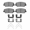 R1 16-17 Hyundai Veloster Front Semi Met Brake Pads and Hardware Kit