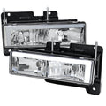 CRYSTAL HOUSING HEADLIGHTS CHROME