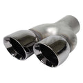 DUAL 3.00 IN DOUBLE WALL STAGGERED ANGLE TIP PASSENGER SIDE/RIGHT 2.50IN ID / 6.