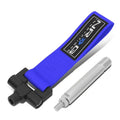 NRG Bolt-In Tow Strap Blue - Hyundai Genesis (5000lb. Limit)