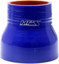 HPS Performance 2.75 - 3.75 ID 3 Long High Temp 4-ply Reinforced Silicone Reducer Coupler Hose Blue (70mm - 95mm ID 76mm Length)