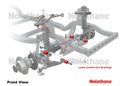 Control arm - lower inner bushing 8 Bushings 4 Tubes Grease