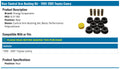 Energy Suspension 95-03 Toyota Avalon / 97-01 Camry / 99-03 Solara Black Rear Control Arm Bushing Se