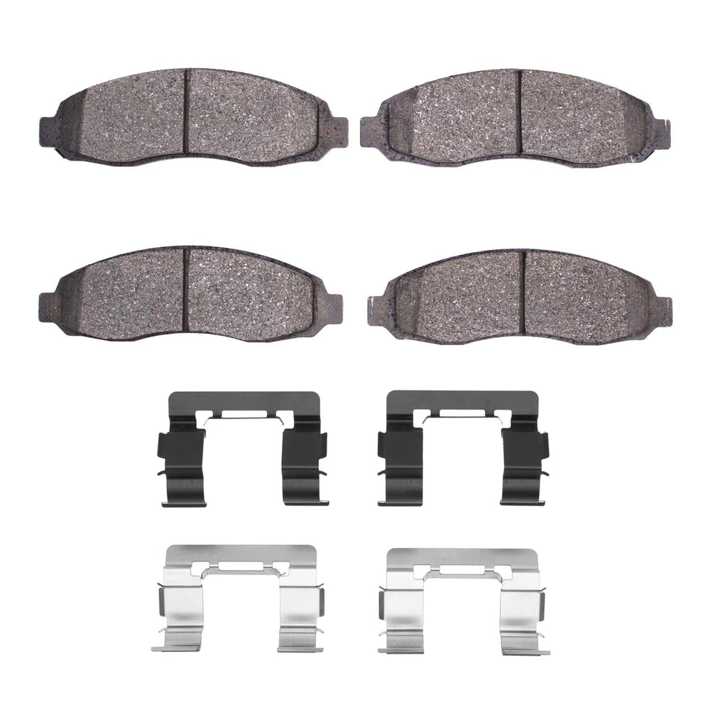 R1 2003-2004 Dodge Dakota RWD Front R1 Ceramic Pads & Hardware Kit