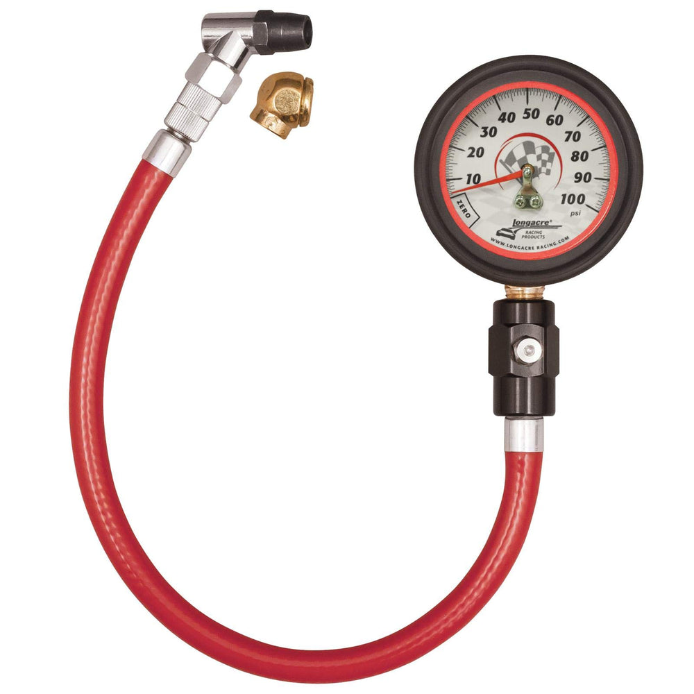 DELUXE 2 1/2 TIRE GAUGE 0100 PSI BY 1 LB.
