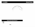 Centric Heavy Duty Brake Shoes - Rear