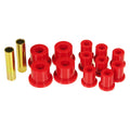 Prothane 76-86 Jeep CJ5/CJ7 Rear Spring & Shackle Bushings - Red