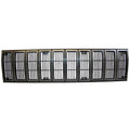 Black & Silver Grille for Select 1984-1987 Jeep XJ Cherokee, MJ Comanche Crown Automotive