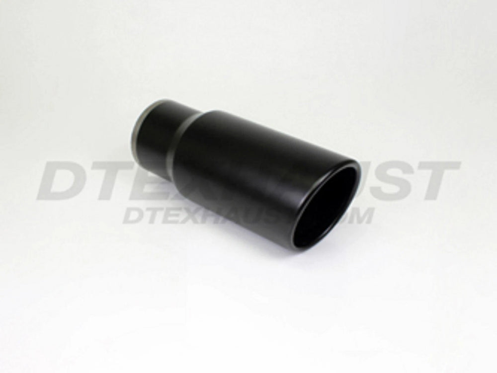 BLACK POWDER COATED 6.00 IN X 12.00 IN ROLLED SLANT ID 5.00 IN