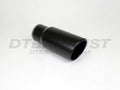BLACK POWDER COATED 6.00 IN X 12.00 IN ROLLED SLANT ID 5.00 IN