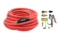RUBBER AIR HOSE 3/8X50 W/KIT 5/PK I