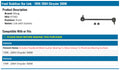 MOOG 99-04 Chrysler 300M Front Sway Bar Link Kit