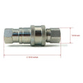 COUPLERHYD1/4'1PC