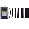 62 PC DUAL WALL HEAT SHRINK KIT - 4IN ASSORTED 3:1 BLACK