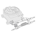 Throttle Bracket and Springs Black