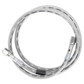 Goodridge 12in Universal Brake Line Assembly w/SS Fittings & Clear Hose