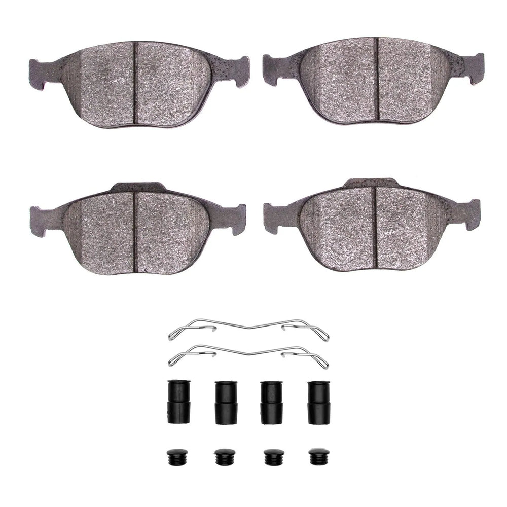 R1 02-13 Ford Focus Front Ceramic Brake Pads & Hardware Kit