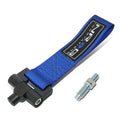 NRG Bolt-In Tow Strap Blue- Ford Focus 2016+ (5000lb. Limit)
