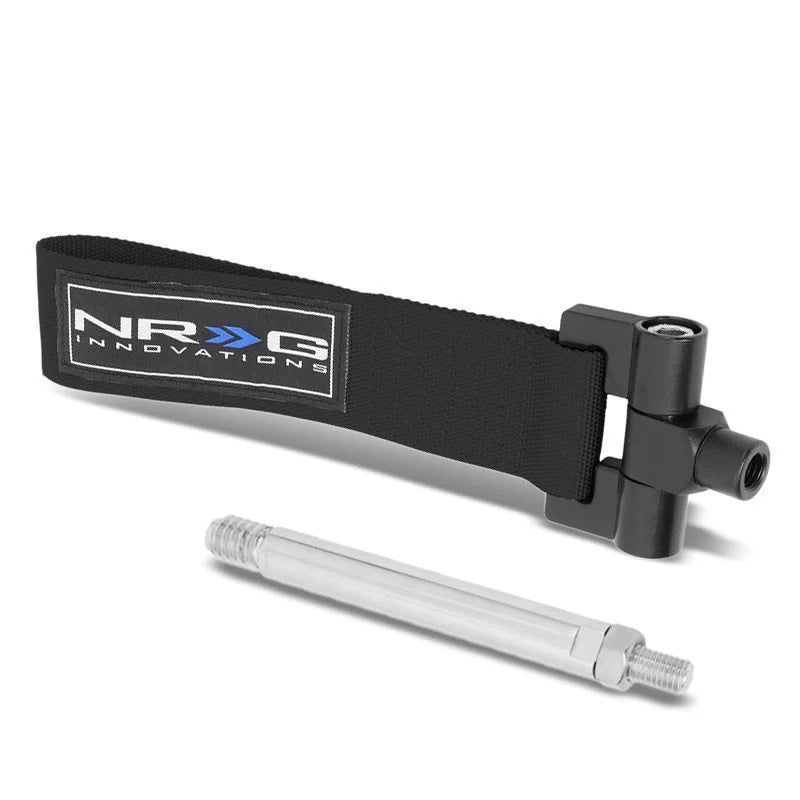 NRG Bolt-In Tow Strap Black - Lexus IS-250/350 06+ (5000lb. Limit)