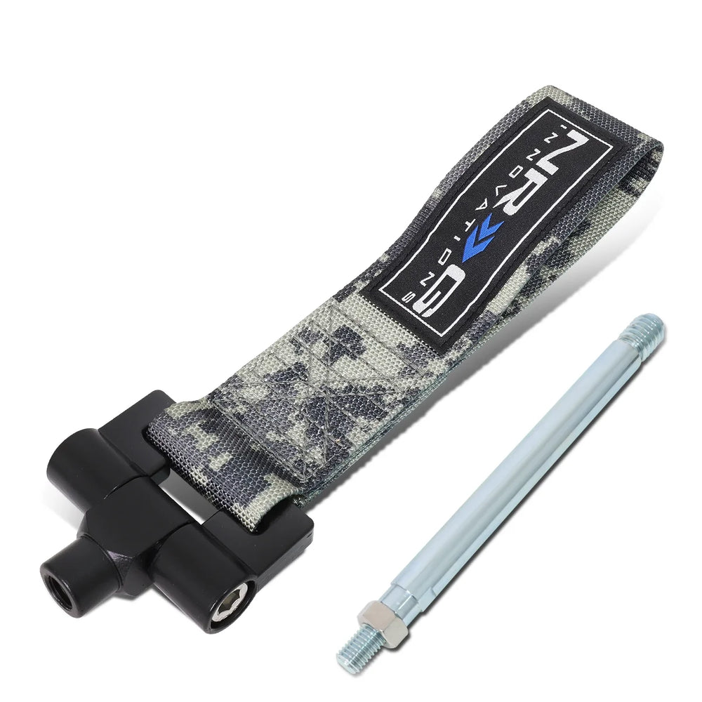 NRG Bolt-In Tow Strap Digital Camo- VW Golf 03-09 (5000lb. Limit)