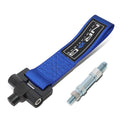 NRG Bolt-In Tow Strap Blue- Audi A4 08+ (5000lb. Limit)