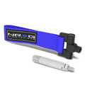 NRG Bolt-In Tow Strap Blue - Nissan 370Z 08+ / Infiniti G37 08+ (5000lb. Limit)