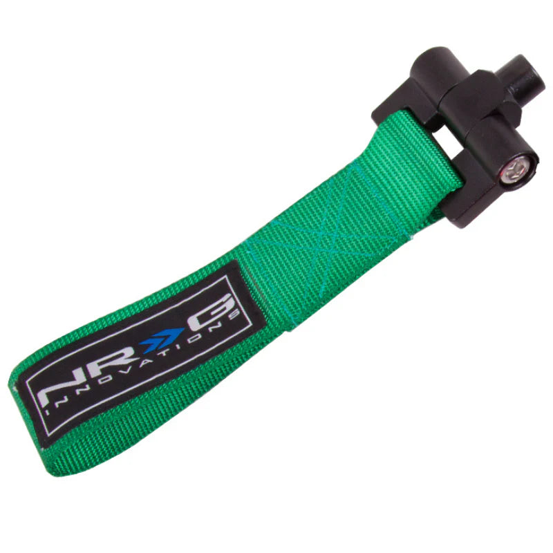 NRG Bolt-In Tow Strap Green - Scion Fr-S 2012+ / Subaru BRZ 2012+ (5000lb. Limit)