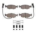R1 85-89 Merkur XR4TI Front Semi Met Pads & Hardware Kit