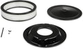 Competition Air Cleaner Flat Black For Most Carburetors with a 5-1/8 Inch Carburetor Neck Mr Gasket