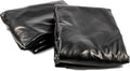 COVERWHEEL&TIRE PROTECTORS 3639INBLACK VINYL SET OF 2