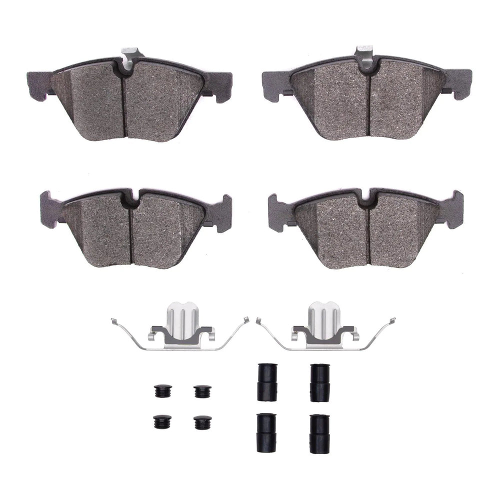 R1 04-10 BMW 525i (Mexico) Front Semi Met Pads & Hardware Kit