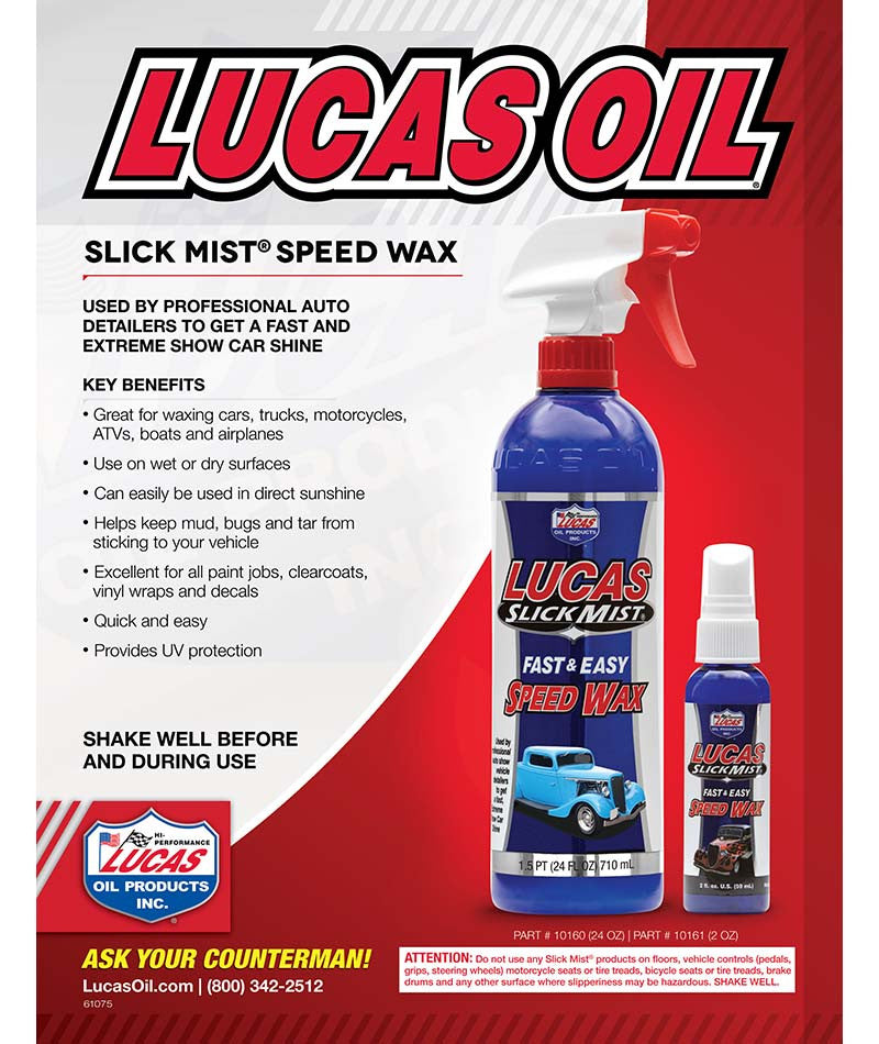 ~(4 lbs. 5X1X1)~ Slick Mist Speed Wax/20x1/2 Ounce SOLD AS EACH