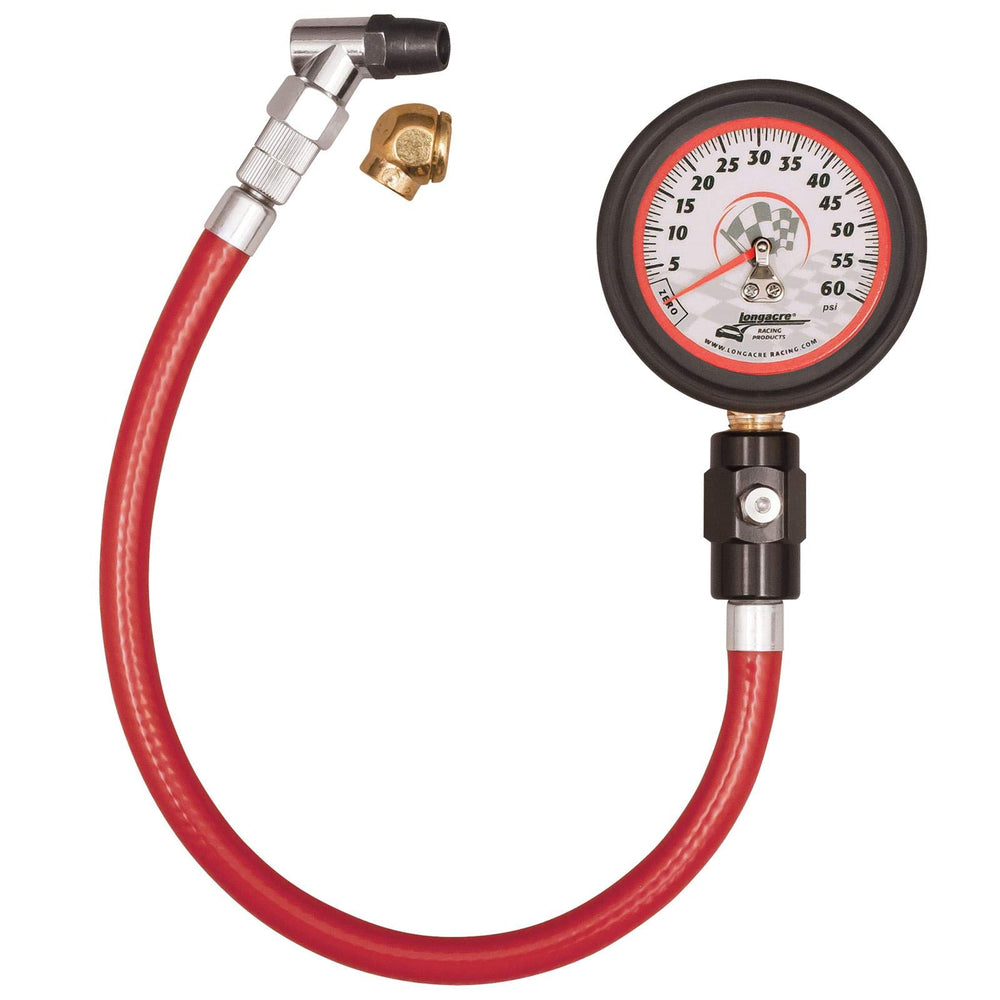 DELUXE 2 1/2 TIRE GAUGE 060 PSI BY 1/2 LB.