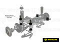 SUBFRAME MOUNT BUSHING POSITIVE TRACTION KIT LOCKS SUBFRAME TO BODY INSERTS ONLY