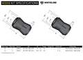 Whiteline W0009 Front Sway Bar Link Bushing Kit