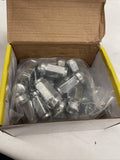 6 LUG KIT (24 LUGS TOTAL)CLOSED END BULGE INSTALL KITS (LONG)CHROME ACORN CONICAL 14X1.50 CLOSED