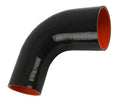 Mishimoto Silicone Reducer Coupler 90 Degree 3in to 3.75in - Black
